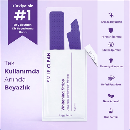 Ekstra Güçlü Diş Beyazlatma Bandı